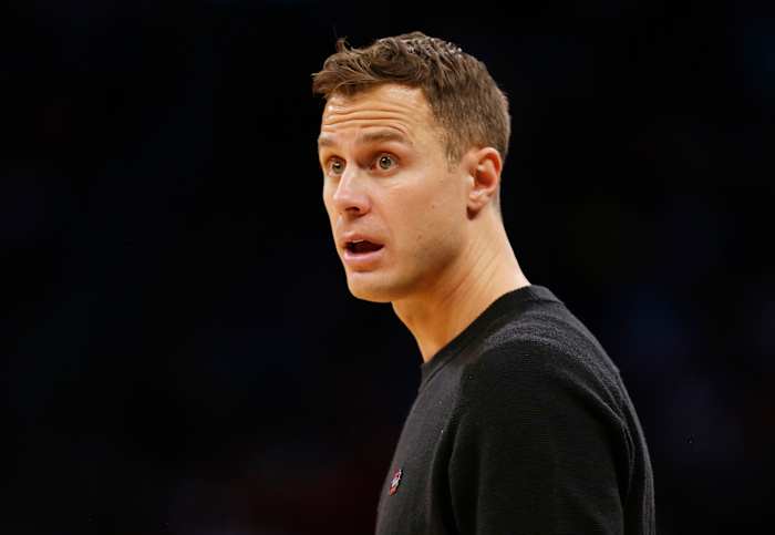 Duke basketball head coach Jon Scheyer